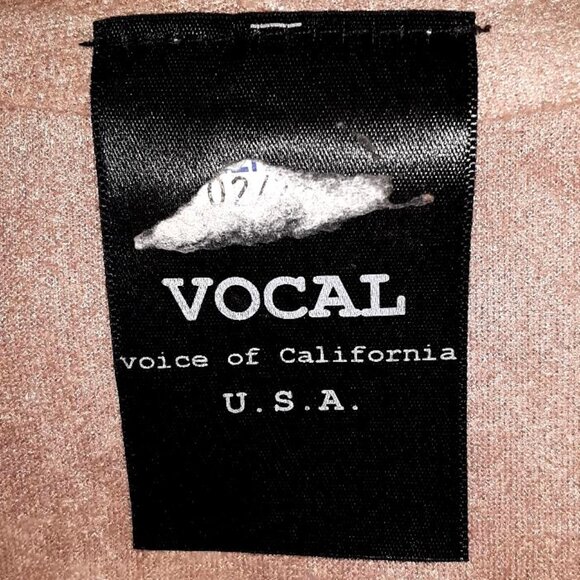 VOCAL Pink Suede and Lace Long Vest Sleeveless Duster Open Cardigan Sweater L - Picture 5 of 6